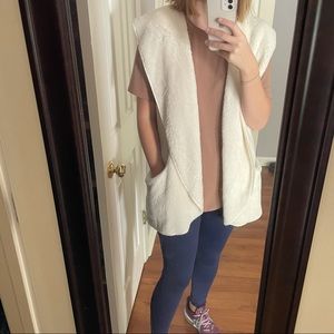 cozy Jolt off-white vest